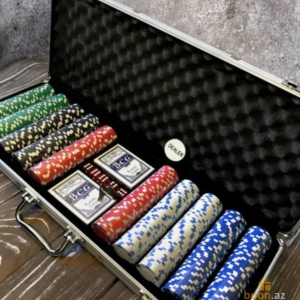 Игра «Покерный набор» (500 фишек в кейсе)